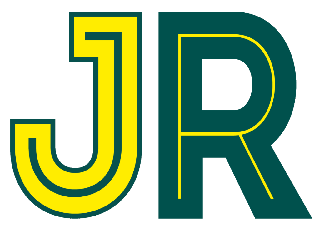 Ein Gelbes J und ein Grünes R als Logo für das Unternehmen Jäger Rathgeb GmbH
